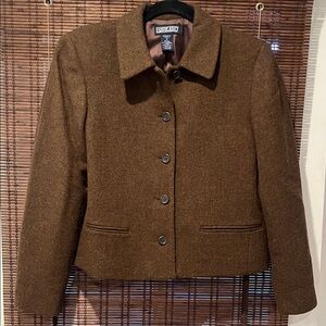 Lands' End Women's Classic Brown Blazer